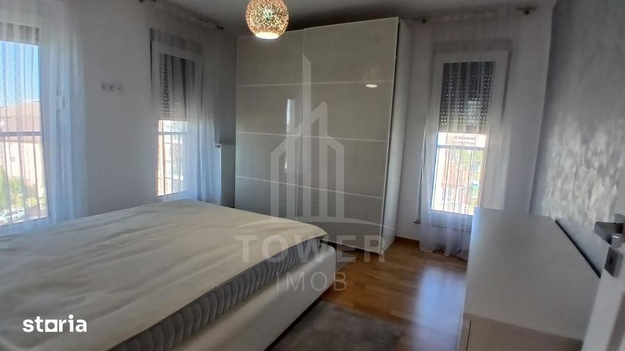 Apartament cu 3 camere, mobilat în Central