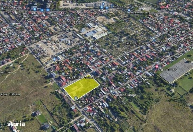 SECTOR 5, Teren intravilan curti-constructii - 10.600 m2 - 6
