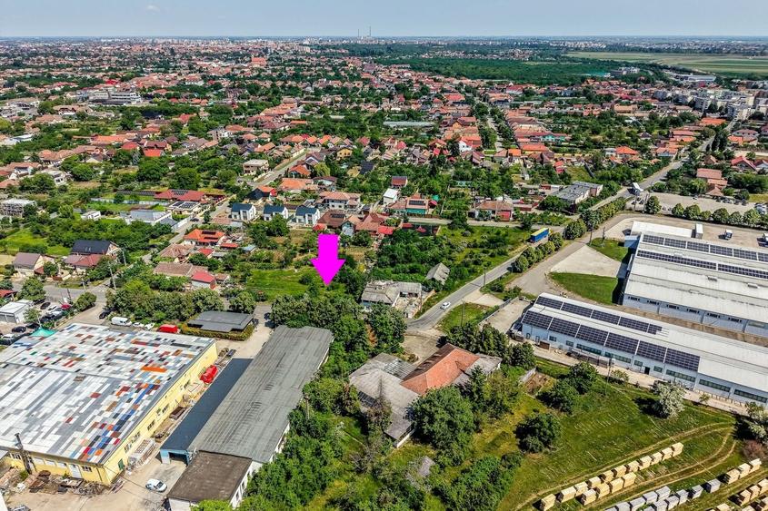 Teren Construcții intravilan de 1261 mp, în Aradul Nou