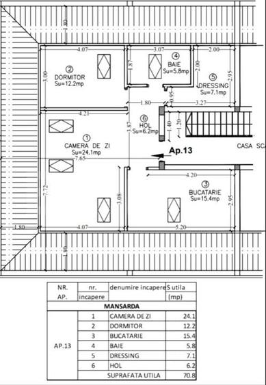 Apartament cu 2 camere semidecomandat în Chișoda