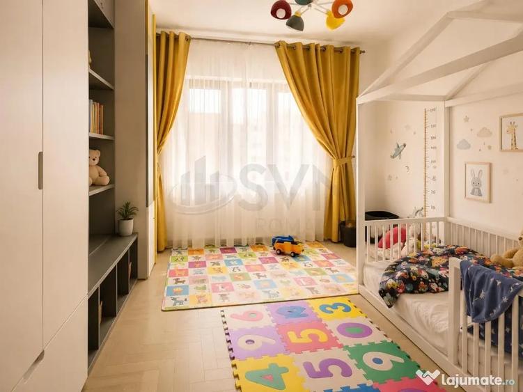 Apartament cu 4 camere semidecomandat în Aviației