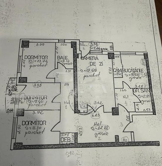 4 Camere Bulevardul Unirii Mobilat Utilat 93 mp Utili | Decomandat - 17