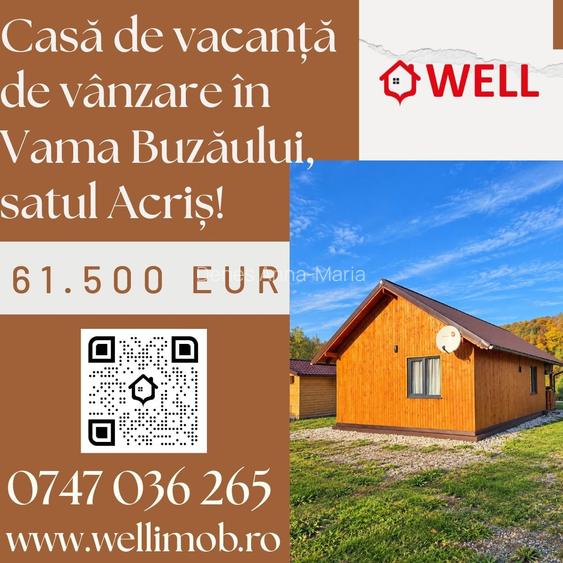 Casă de vacanță de vânzare în Buzăiel!