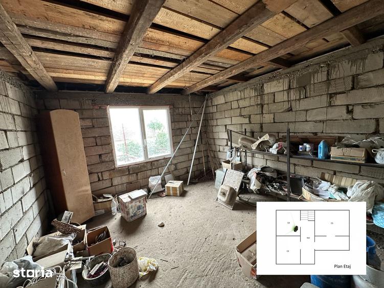 Casă cu 5 camere cu Teren 1000 Mp în Nojorid