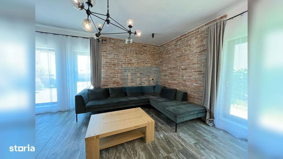 Apartament cu 2 camere semidecomandat, mobilat în Borhanci