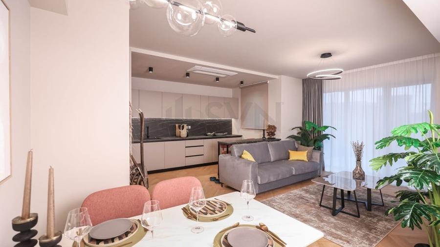 Apartament cu 2 camere decomandat, mobilat în Pipera