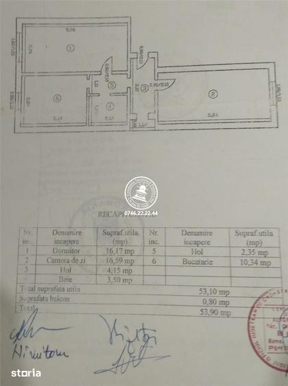 Apartament cu 2 camere decomandat în Frumoasa
