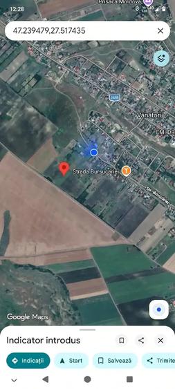 Teren de 4573 mp, în Vânători