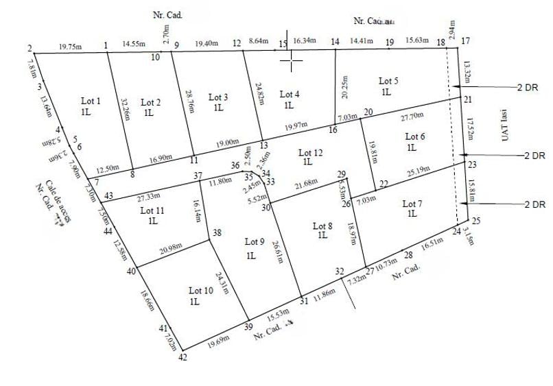 Teren Construcții intravilan de 6850 mp, în Bârnova
