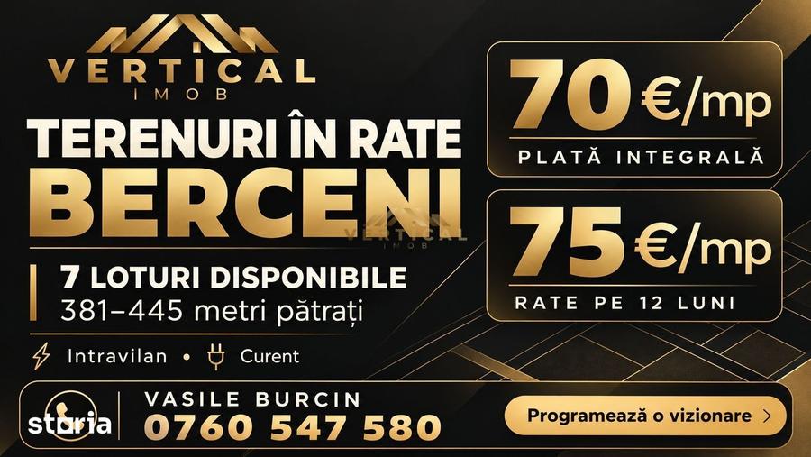 Teren de 381 mp, în Berceni
