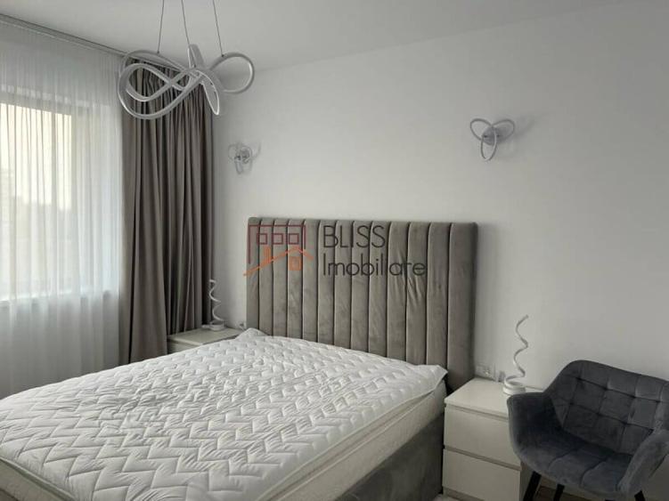 Apartament cu 3 camere semidecomandat, mobilat în Pipera