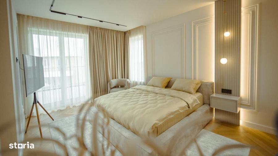 Penthouse superb- Lebada Lake -complet amenajat+ 2 parcari subteran - 12