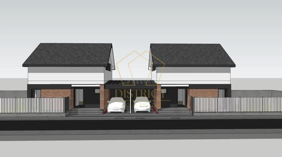 Duplex cu 4 camere cu Canalizare în Moșnița Veche