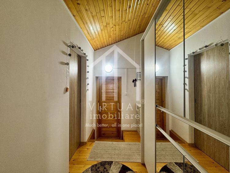 Apartament cu 3 camere semidecomandat, mobilat în Central