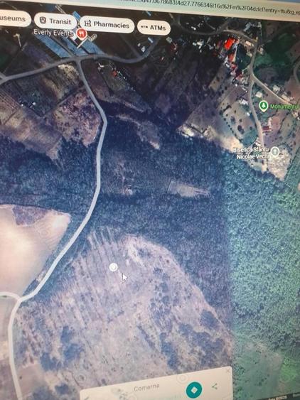 Teren de 1000 mp, în Comarna