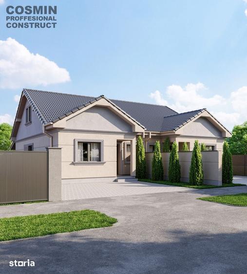Casă cu 3 camere cu Teren 365 Mp în Sud