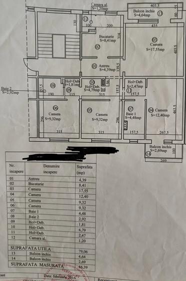 Apartament cu 4 camere decomandat în 6 Vânători