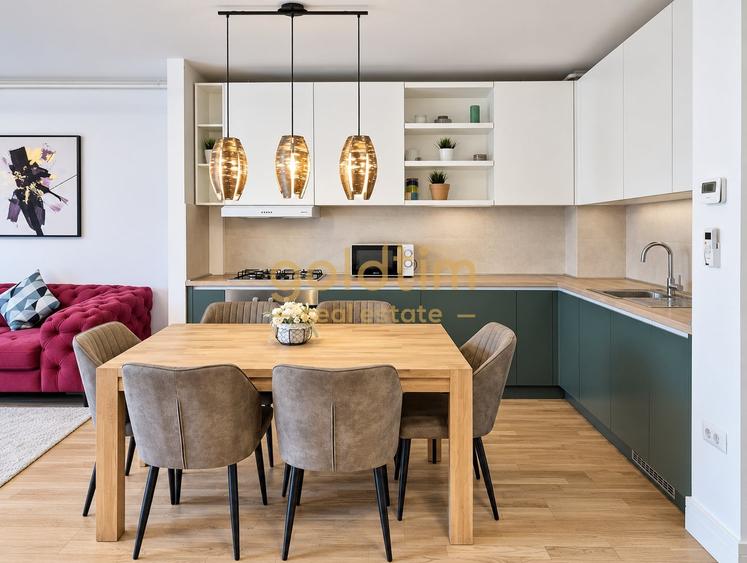 Apartament cu 2 camere decomandat, mobilat în Barbu Văcărescu