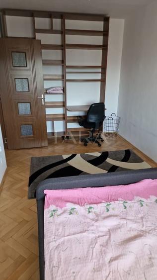 Apartament cu 3 camere decomandat, mobilat în Mănăștur
