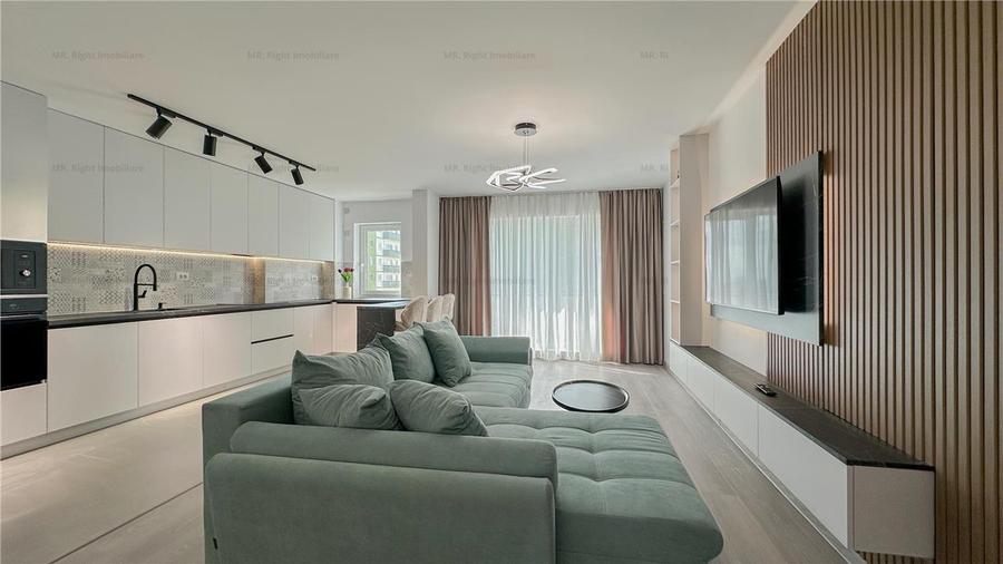 Apartament cu 3 camere decomandat, mobilat în Tractorul