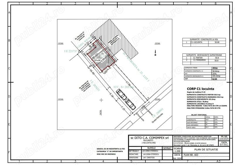 Casă cu 7 camere cu Teren 210 Mp în Străulești