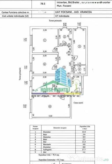 Apartament cu 4 camere decomandat în Central