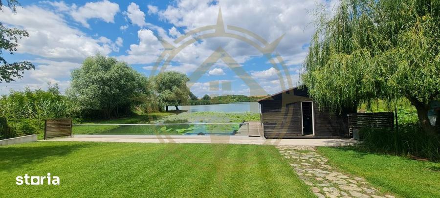 Dom00444 - vila luxurianta la lac cu ponton si casa de barca snagov - 3