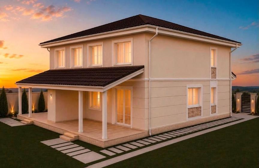 Duplex cu 5 camere cu Canalizare în Săcălaz