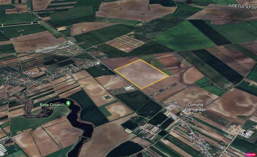 Teren Construcții intravilan de 50000 mp, în Crevedia