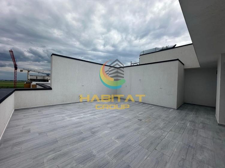Penthouse cu 3 camere decomandat, mobilat în Sud-Vest