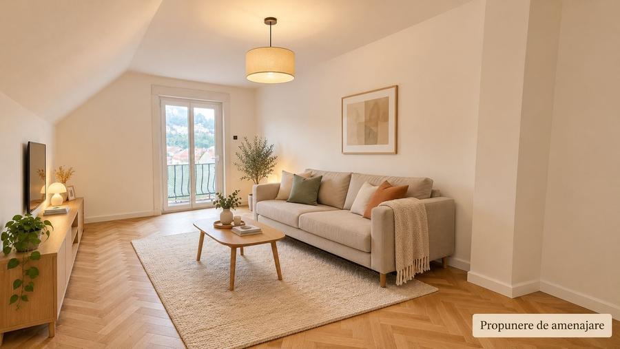 Apartament cu 2 camere decomandat în Centrul Istoric