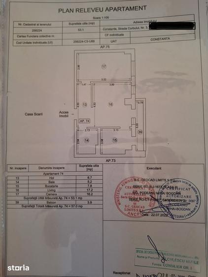 Apartament cu 2 camere decomandat în Inel II