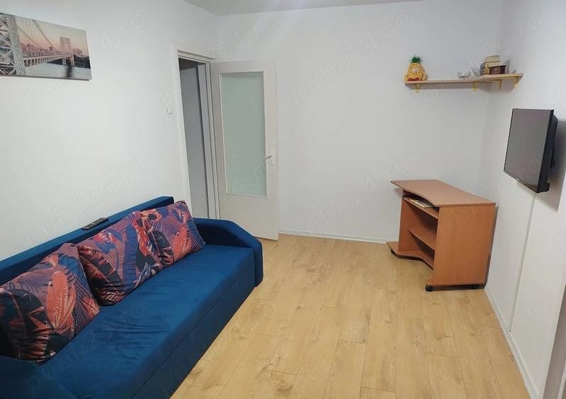 Apartament cu 2 camere semidecomandat, mobilat în Brătianu