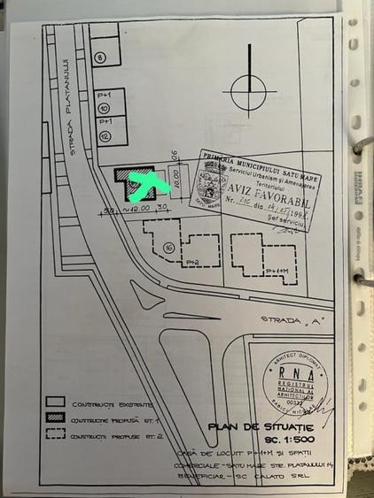 Teren Construcții intravilan de 676 mp, în Careiului