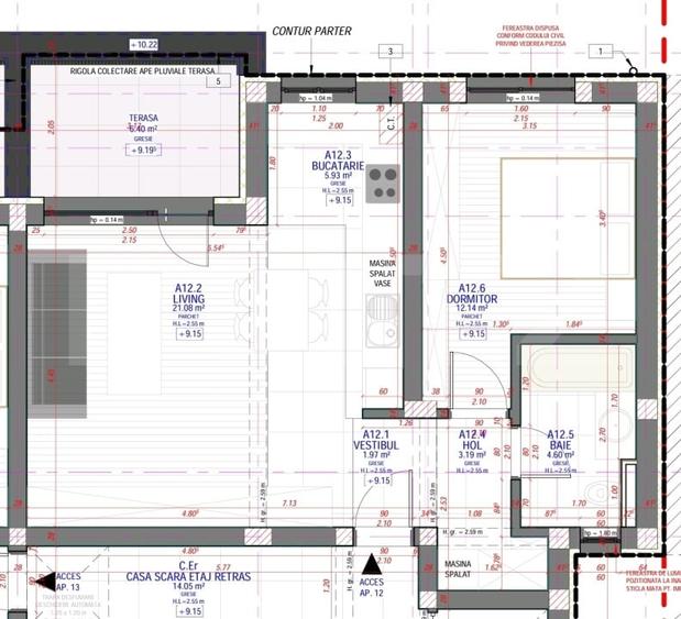 Apartament cu 2 camere decomandat în Mehala