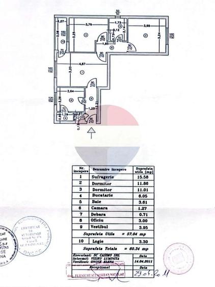 Apartament cu 3 camere, mobilat în Crângași