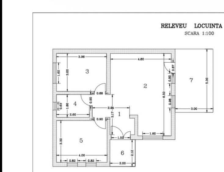 Casă individuală cu 3 camere cu Teren 250 Mp în Crevedia