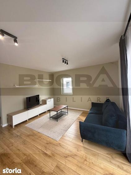 Apartament cu 2 camere decomandat, mobilat în Borhanci
