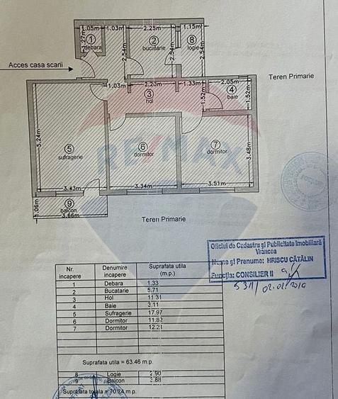 Apartament cu 3 camere decomandat, mobilat în Sud