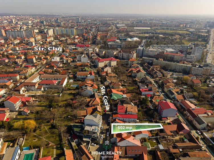 Teren Construcții intravilan de 502 mp, în Elisabetin