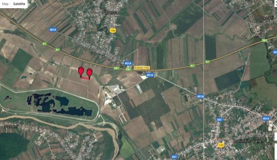 Teren agricol intravilan de 6000 mp, în Bolintin-Vale