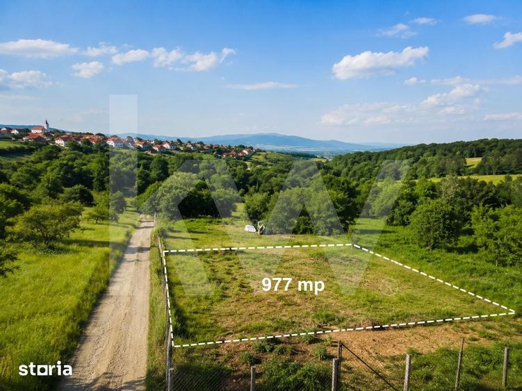 Teren de 977 mp, în Central
