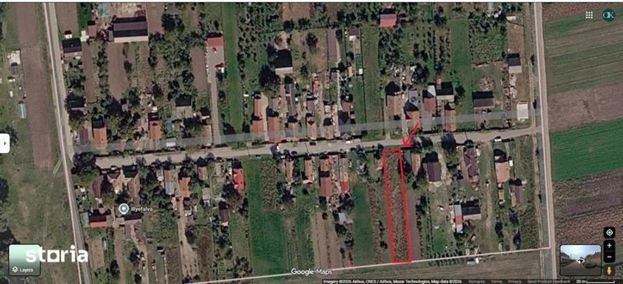 Teren de 1128 mp, în Ilieni