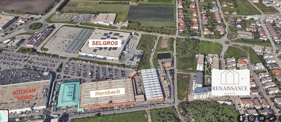 Teren Construcții intravilan de 3053 mp, în Aradului