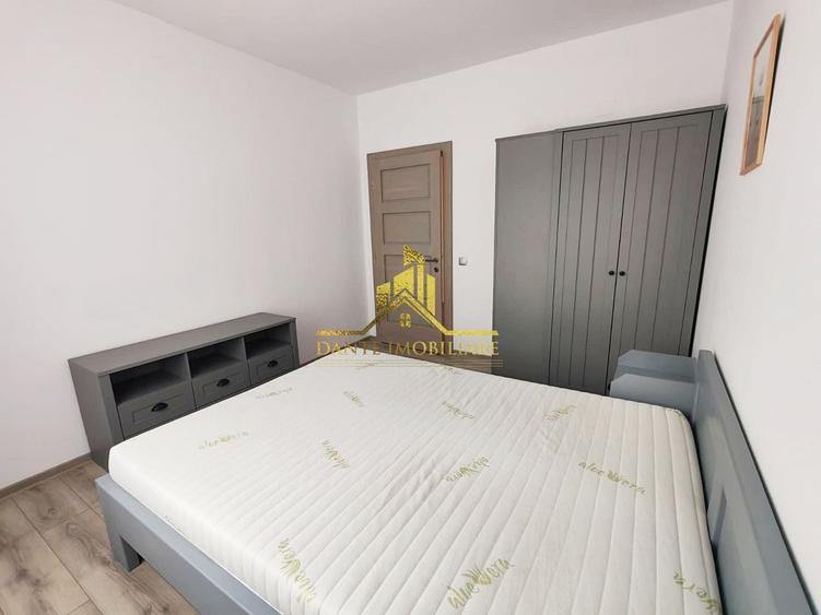 Apartament cu 2 camere semidecomandat, mobilat în Borhanci