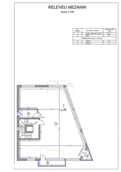 Spațiu comercial, de 107.8 mp, în Nerva Traian