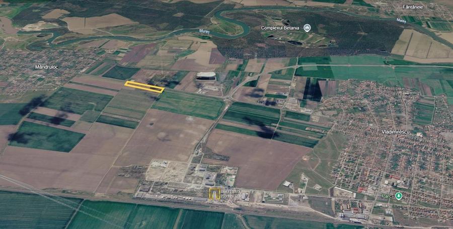 Teren agricol extravilan de 41800 mp, în Vladimirescu