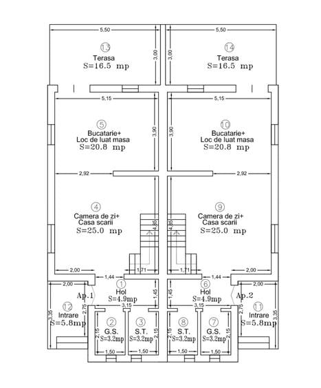 Duplex Premium 4 camere 3 bai | 111 mp utili | Mosnita | zona Penny - 12