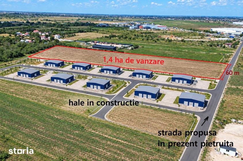 Teren de 25000 mp, în Bolintin-Deal