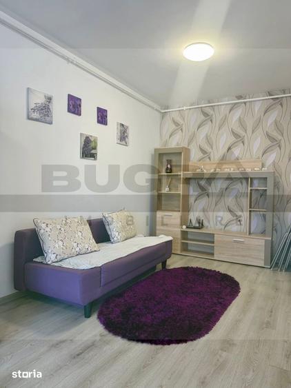 Apartament cu 2 camere semidecomandat, mobilat în Baciu